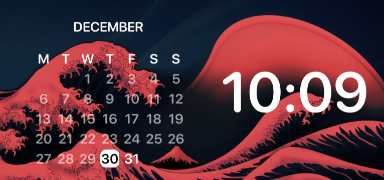 home screen