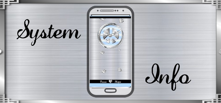 System Info Diamond Peace  hellblau 