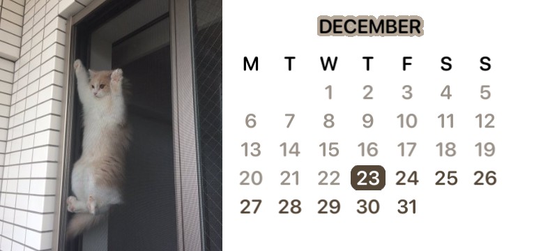 Brown Calendar