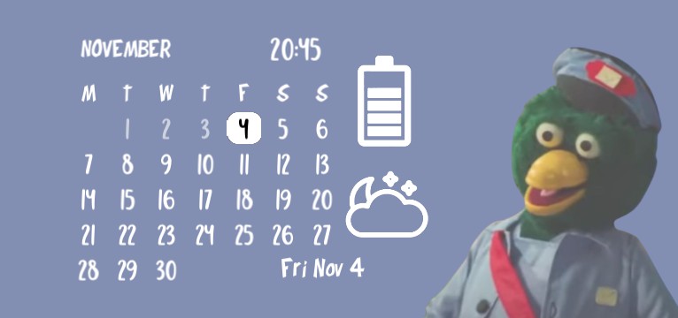 Green Duck-Calender