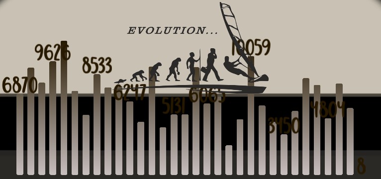 Schritte Surfer Evolution 