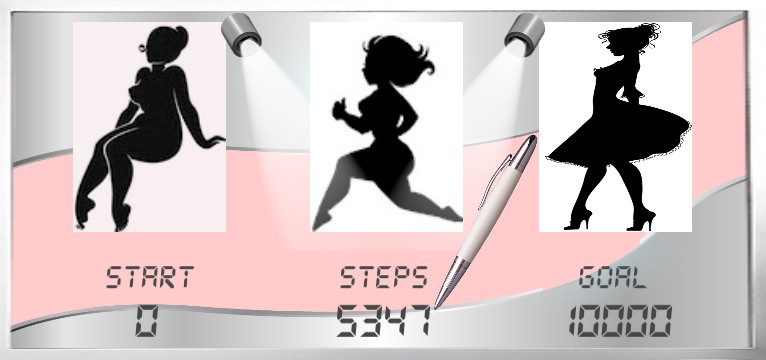 Step counter Serie Star Office 