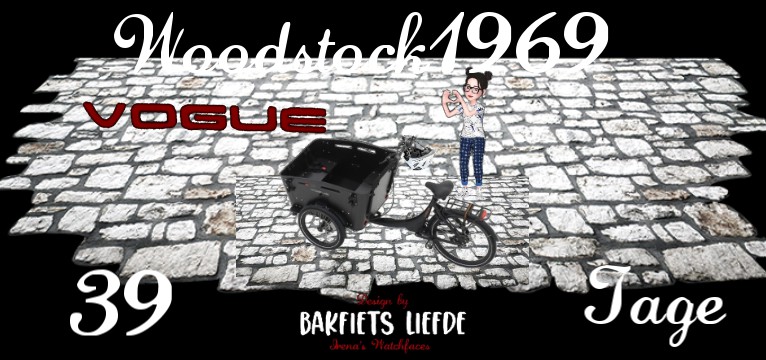  counter Werbe Bakfiets black 