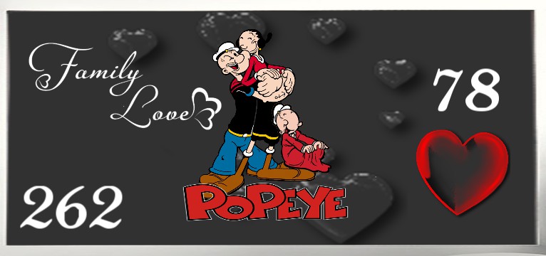 Herzschlag Kalorienverbrauch Popeye Familie