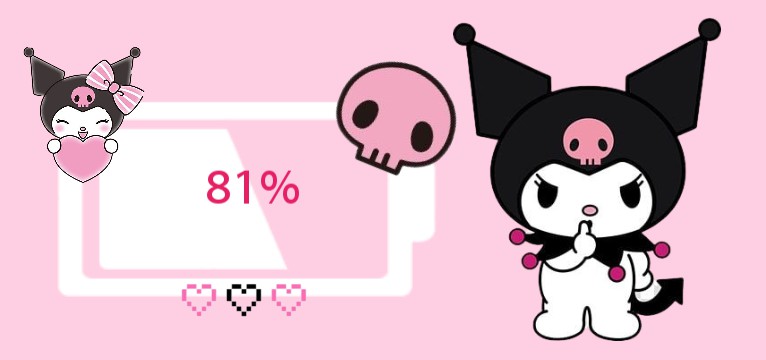 Kuromi Battery 