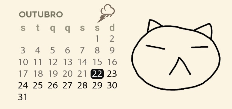 cat calendar 