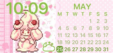 Alcreamie Pokemon Pink kawaii cute 
