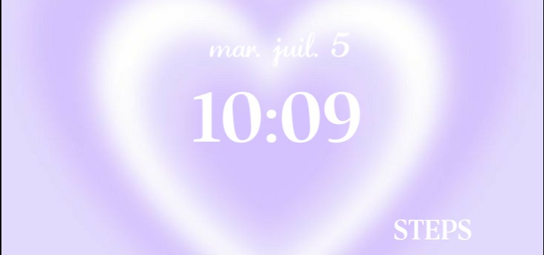 Purple medium widget 