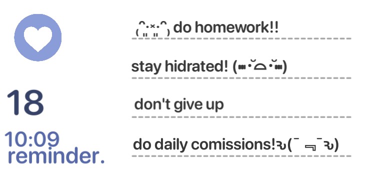 reminder Copy