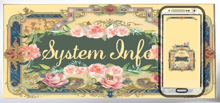 System Info Vintage Rose 
