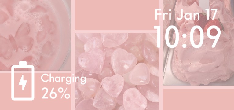 Medium pink widget