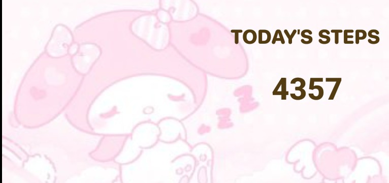 My Melody steps count