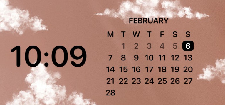 aesthetic calender
