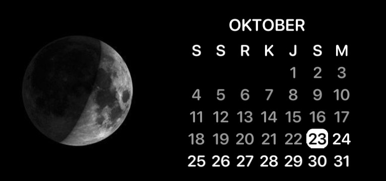 Calendar widgets