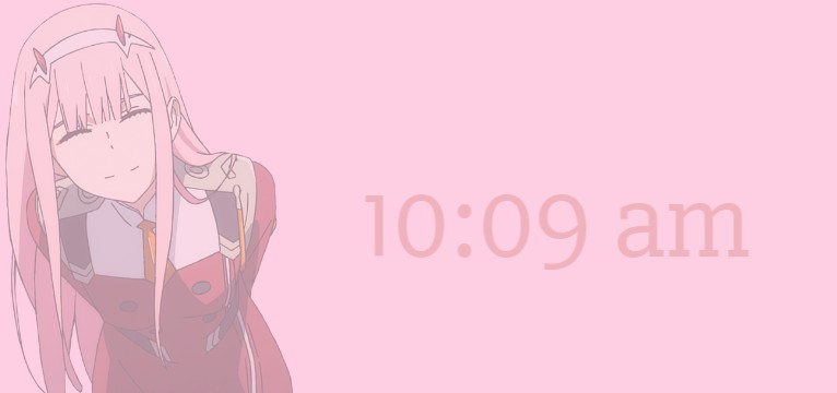 Zero Two clock