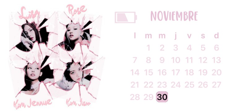 Calendar- blackpink 