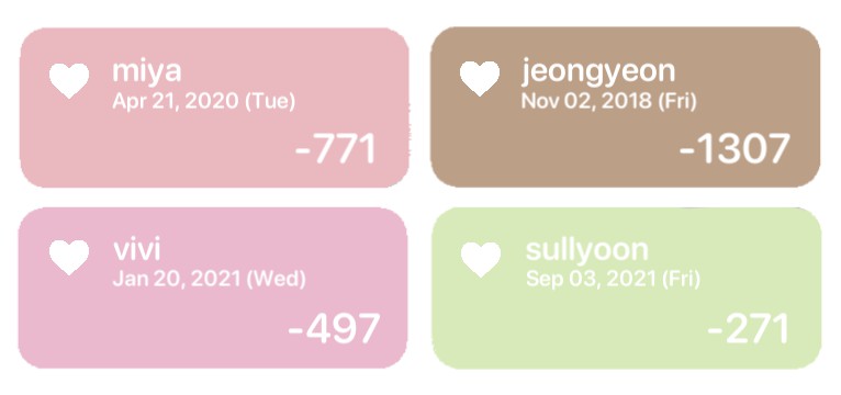 thedaybefore widget 