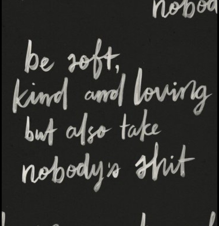 dont take anyone shit