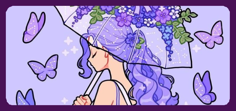 purple lovely