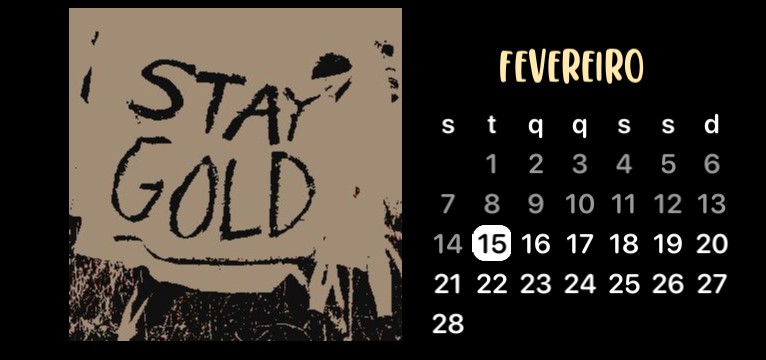 Calendar BTS StayGold