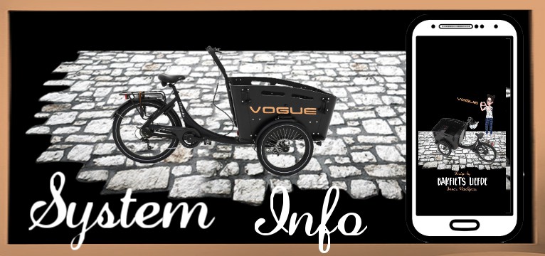 System Bike Werbung schwarz 