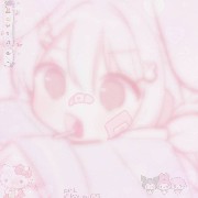 pink cute anime 