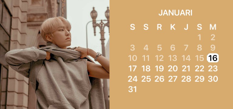 Calendar Hoshi Beige