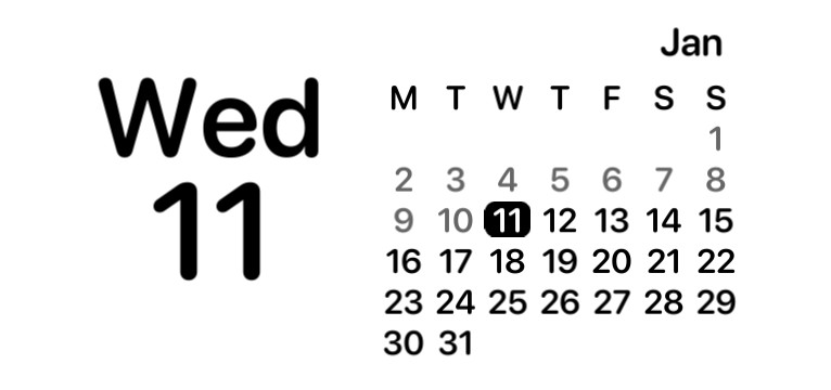 black and white calendar Copy