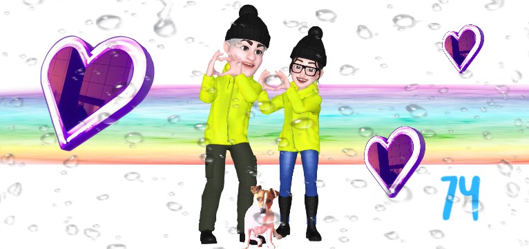 Herz Regenbogen Schiettwetter 