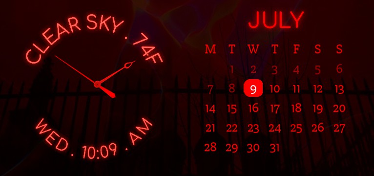 Church Cathedral Red Gothic Gif Calendar Clock Date Time Weather 