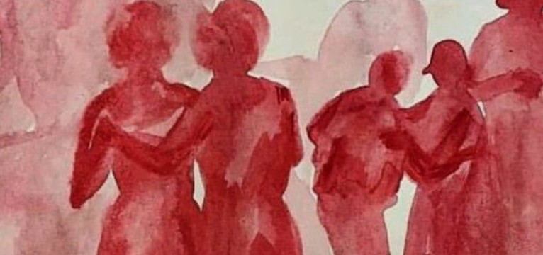 red silhouette 