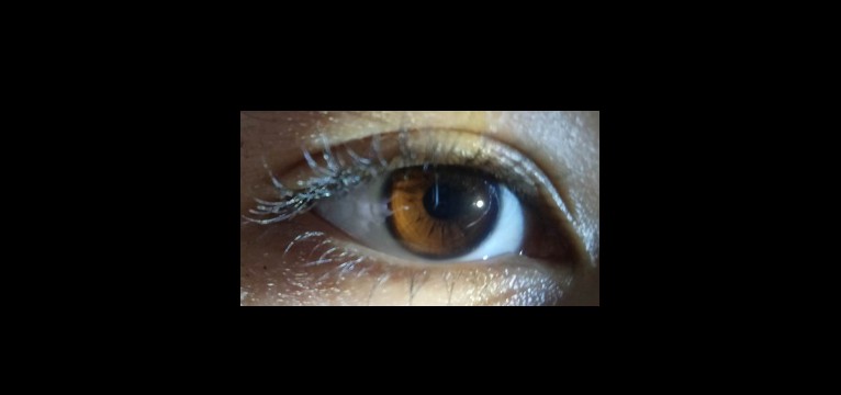 her brown eyes :3