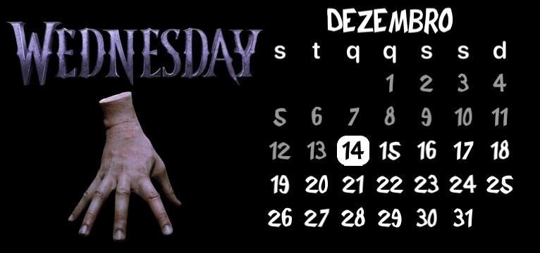 Calendario Addams
