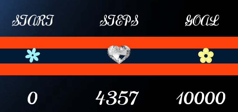 Step Love Peace Hope Orange 