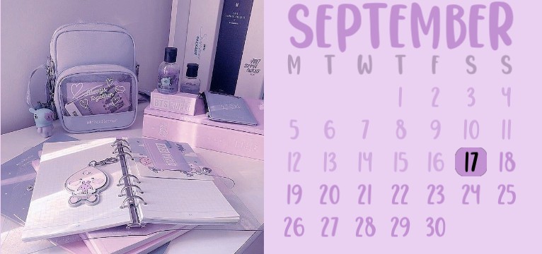   Lavender Calendar  