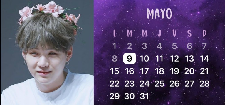 Suga Calendar 