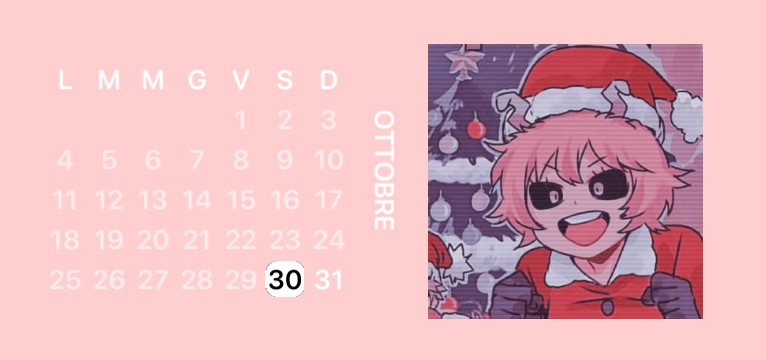 mina pink christmas 