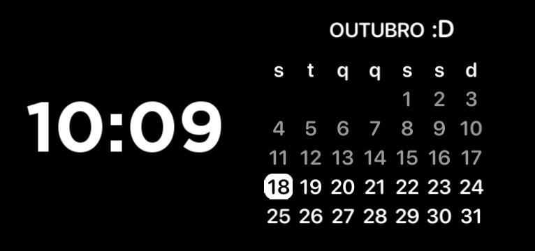 calendar and clock