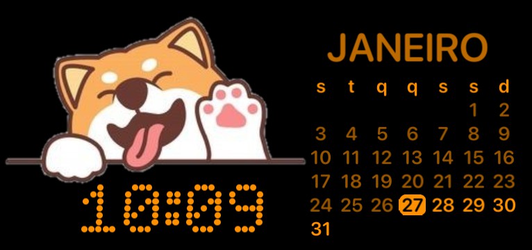 Calendrio Kawaii Shiba inu 