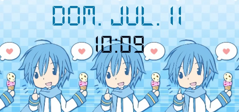 Kaito and his ice cream