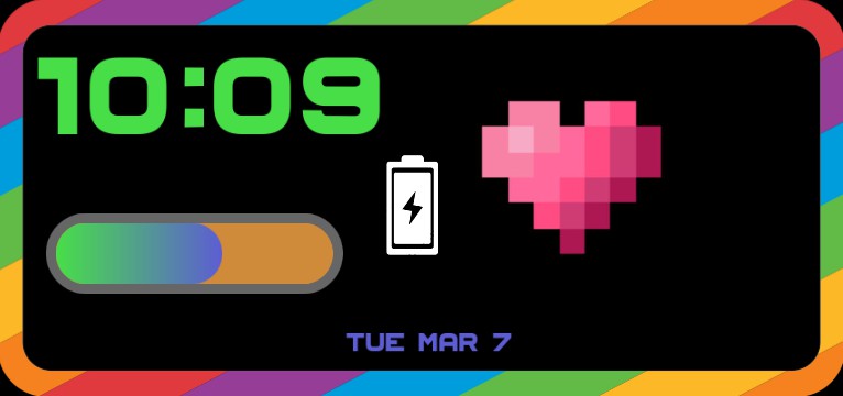 rainbow widget