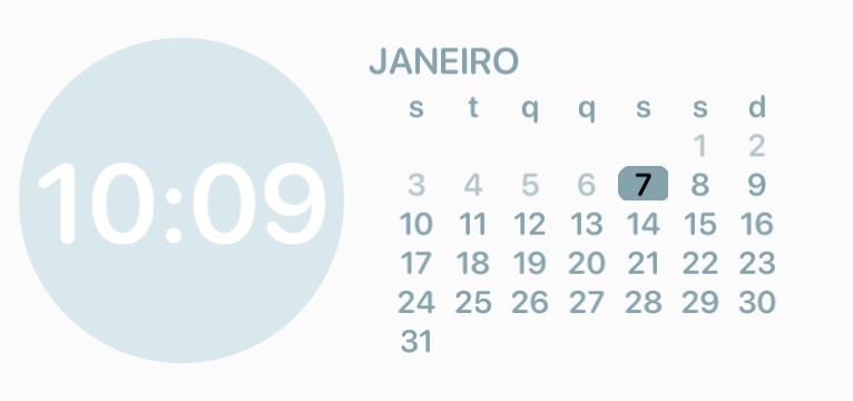 Blue and white calendar Copy