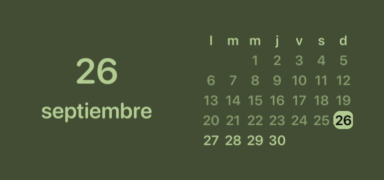 green calendar