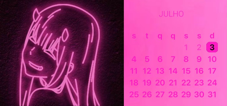 Calendrio Zero Two