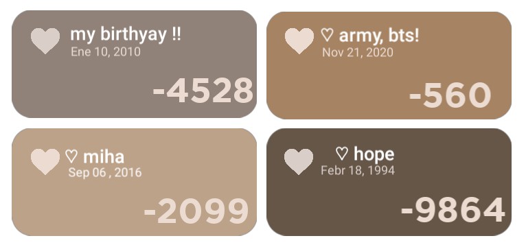The day before brown 
