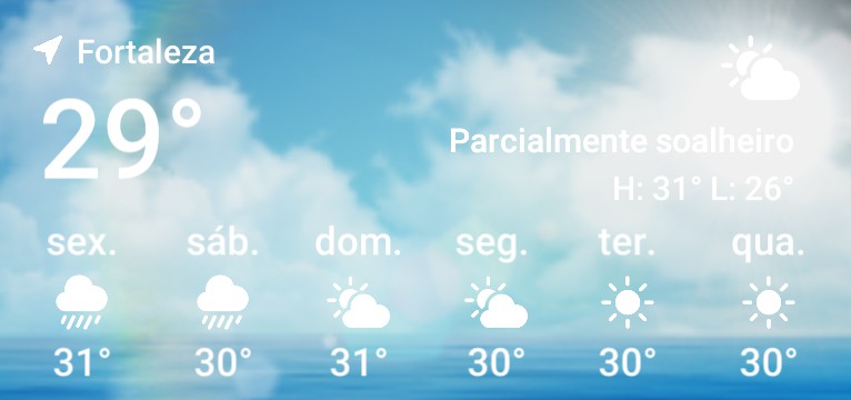 6 day weather