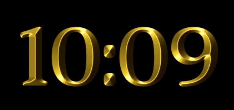 clock Gold