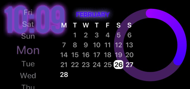  NEW Neon purple icon
