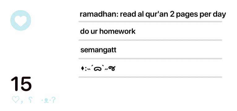 reminder