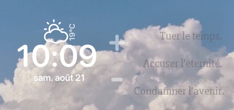 time, day, weather 